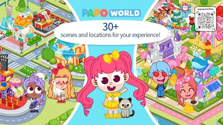 Papo Town World MOD APK 1