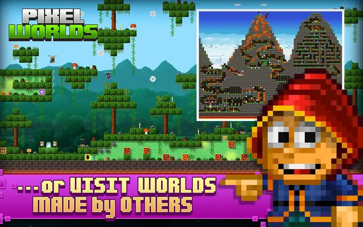 Pixel Worlds MMO Sandbox MOD APK 4