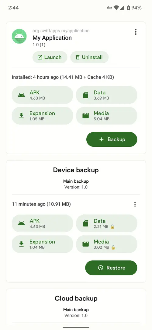 Swift Backup MOD APK 3