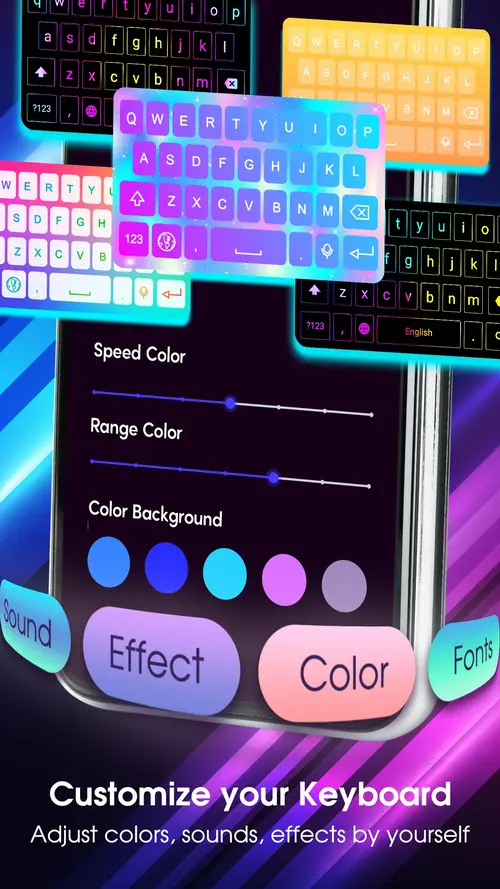 Neon LED Keyboard MOD APK 1