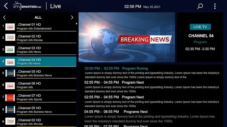 IPTV Smarters Pro MOD APK 4