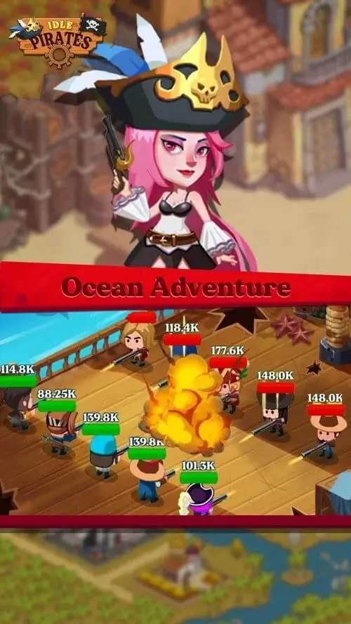 Idle Pirate Endless Treasure MOD APK 4