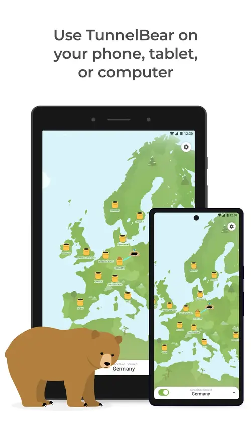 TunnelBear VPN MOD APK 3