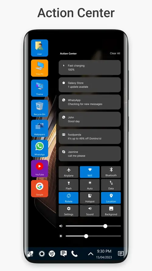 Win 11 Launcher MOD APK 3