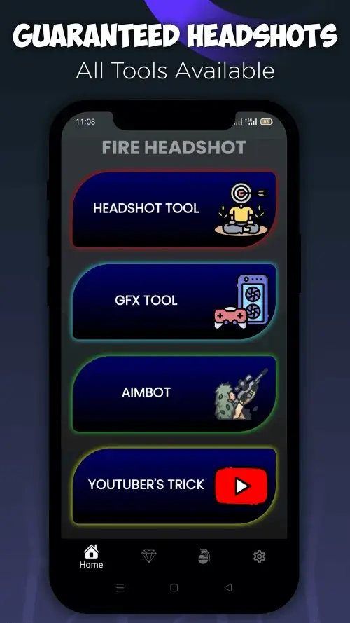 10X Fire GFX Sensitivity Tool MOD APK 2