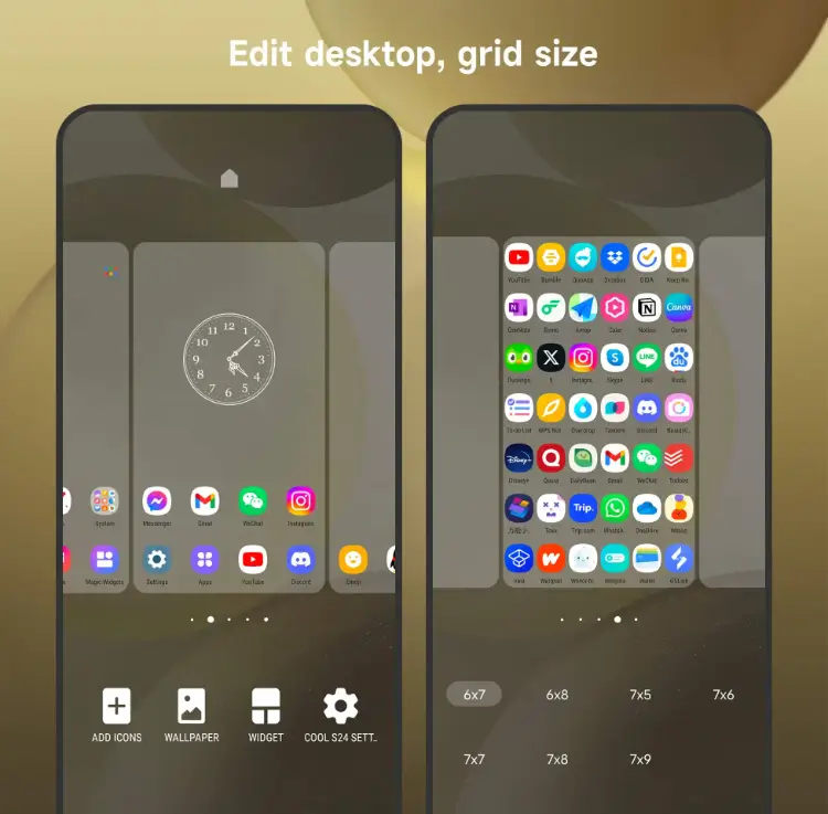 Cool S24 Launcher MOD APK 3