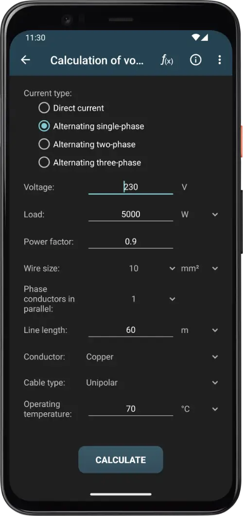 Electrical Calculations MOD APK 3