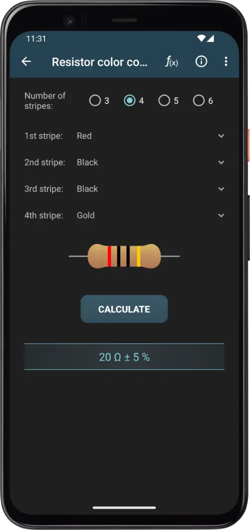 Electrical Calculations MOD APK 4