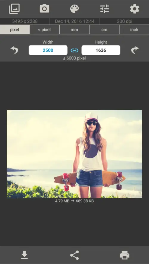 Image Size MOD APK 1
