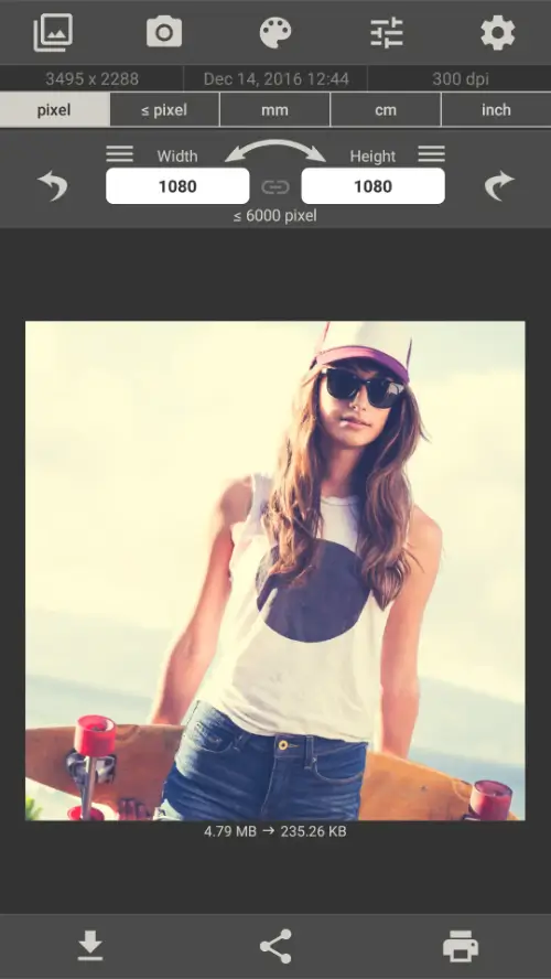 Image Size MOD APK 2