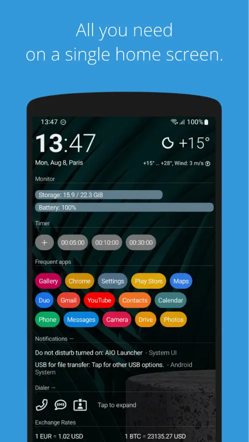 AIO Launcher MOD APK 1