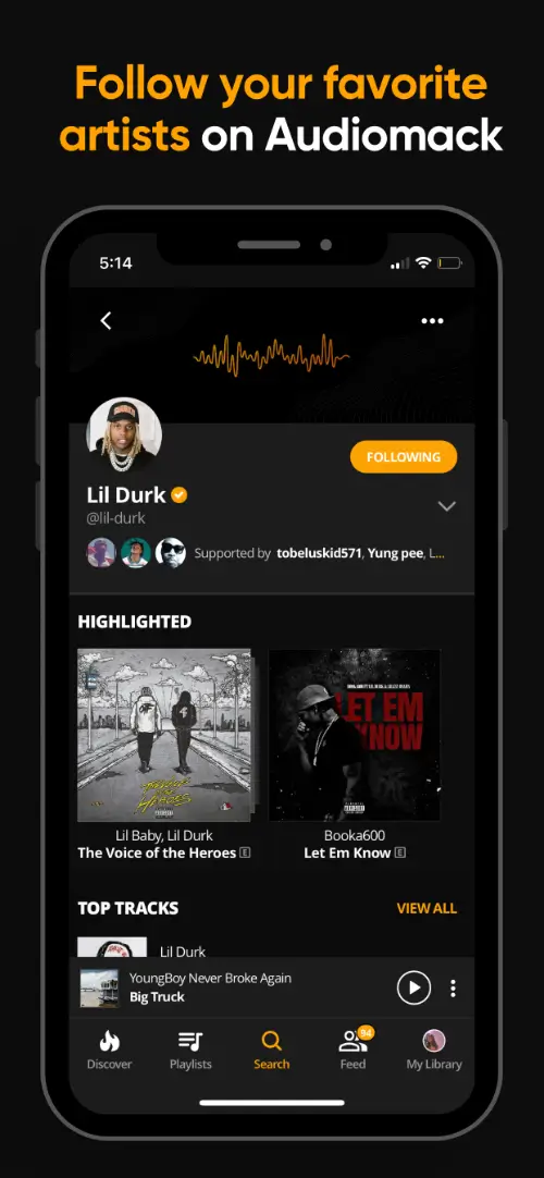 Audiomack MOD APK 5