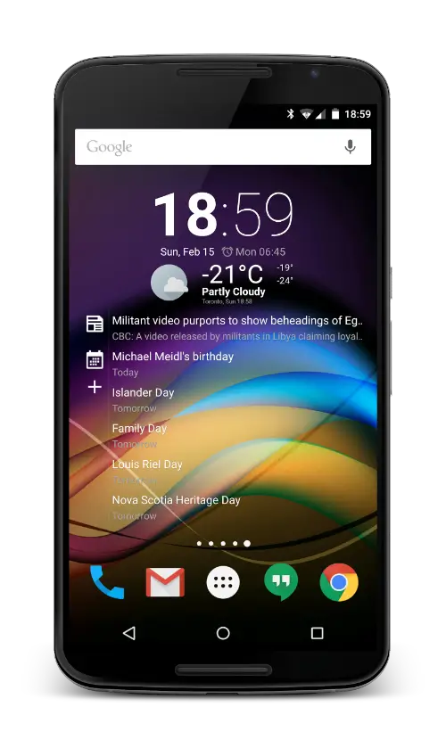 Chronus Information Widgets MOD APK 3