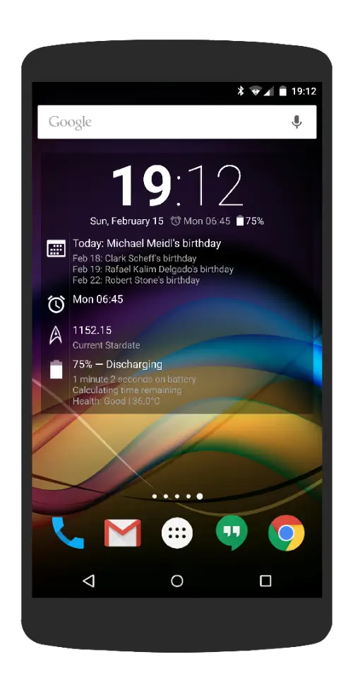 Chronus Information Widgets MOD APK 4