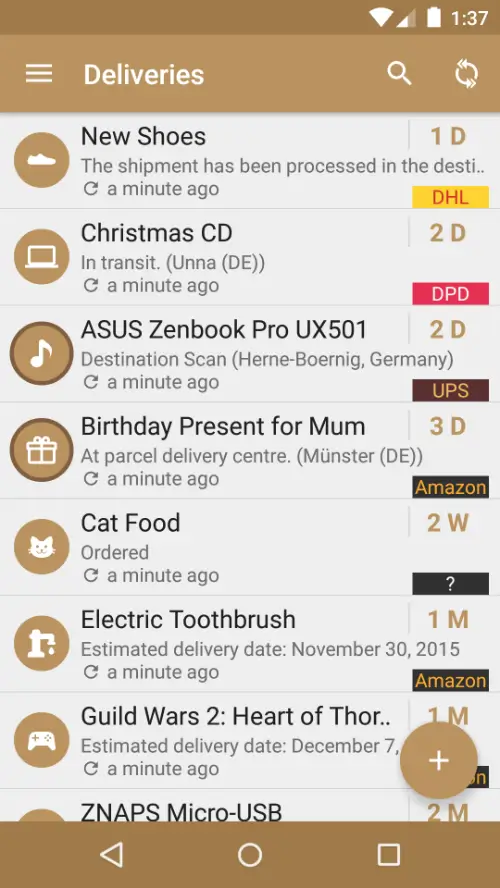 Deliveries Package Tracker MOD APK 1