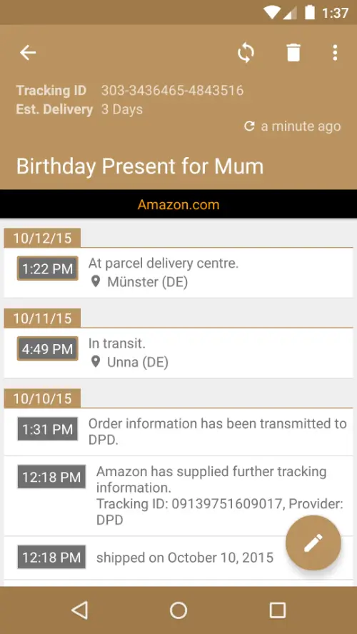 Deliveries Package Tracker MOD APK 3