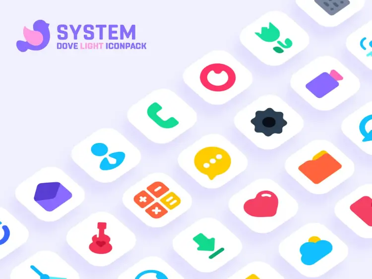 Dove Light Icon Pack MOD APK 1