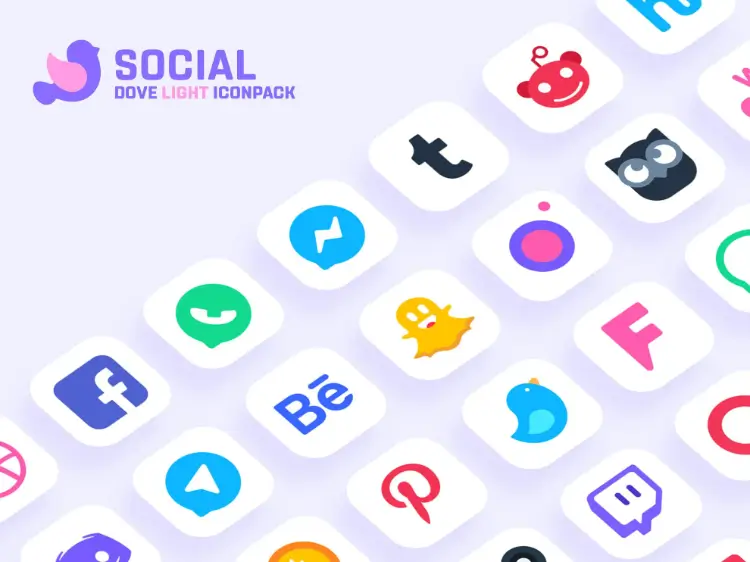 Dove Light Icon Pack MOD APK 3