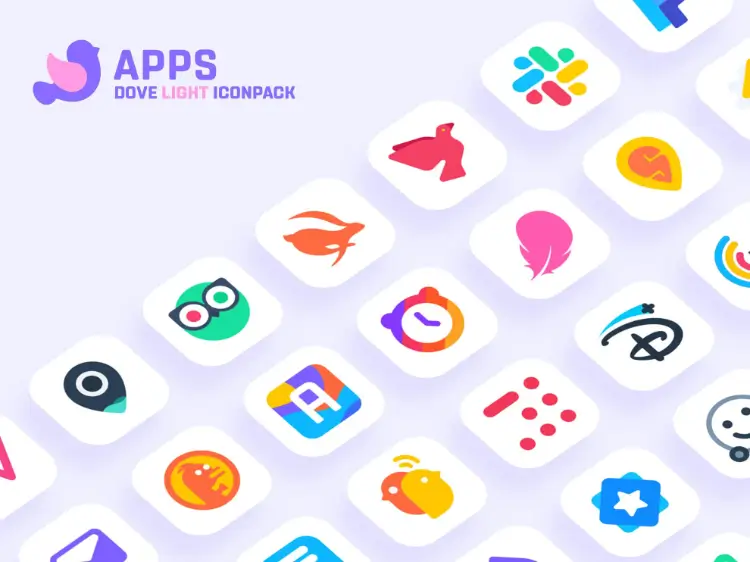 Dove Light Icon Pack MOD APK 5