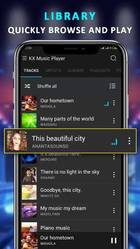 KX Music Player Pro MOD APK 2