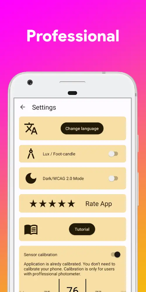 Photometer PRO MOD APK 4