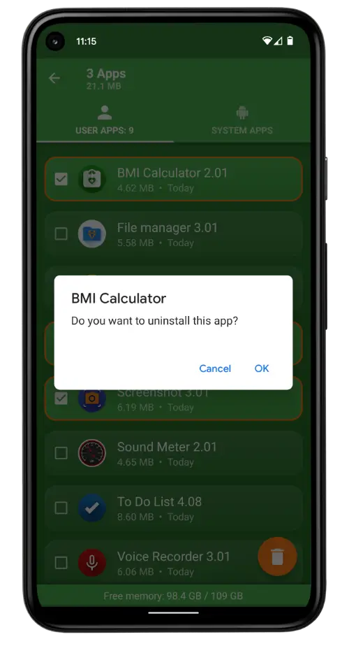 Uninstaller MOD APK 3