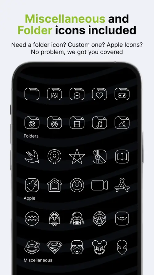 Vera Outline White Icon Pack MOD APK 5
