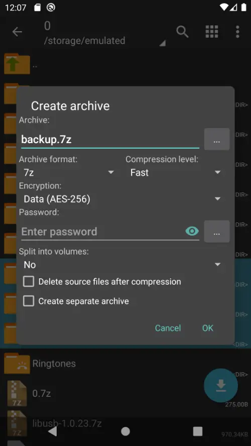 ZArchiver Donate MOD APK 3
