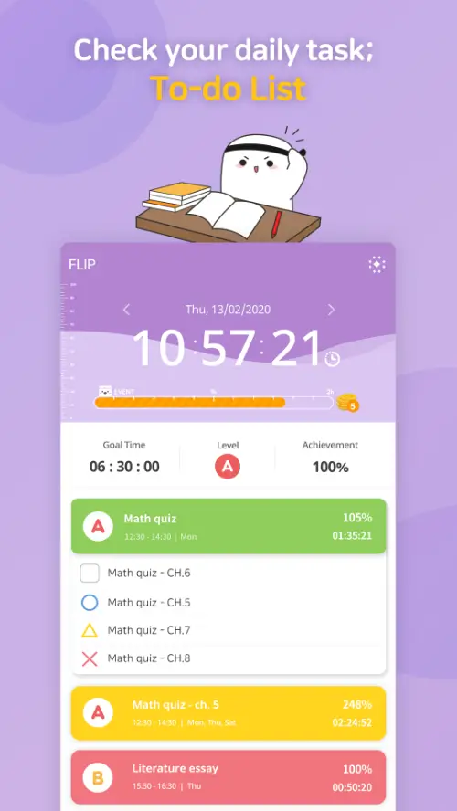 FLIP Focus Timer For Study MOD APK 3