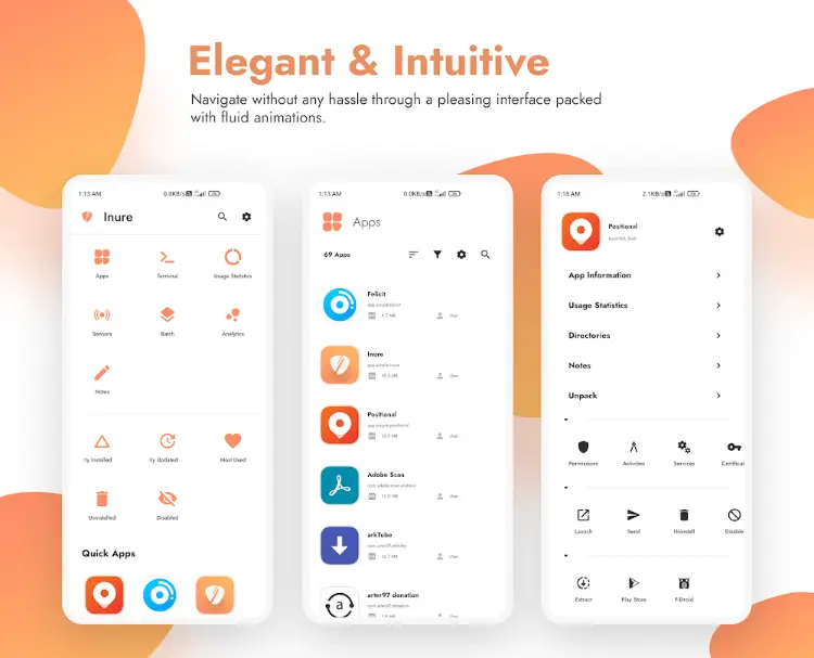 Inure App Manager MOD APK 2