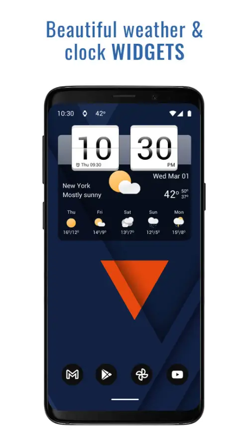 Sense Flip Clock & Weather MOD APK 1