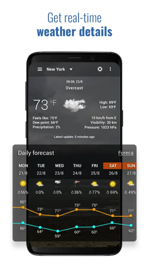 Sense Flip Clock & Weather MOD APK 5