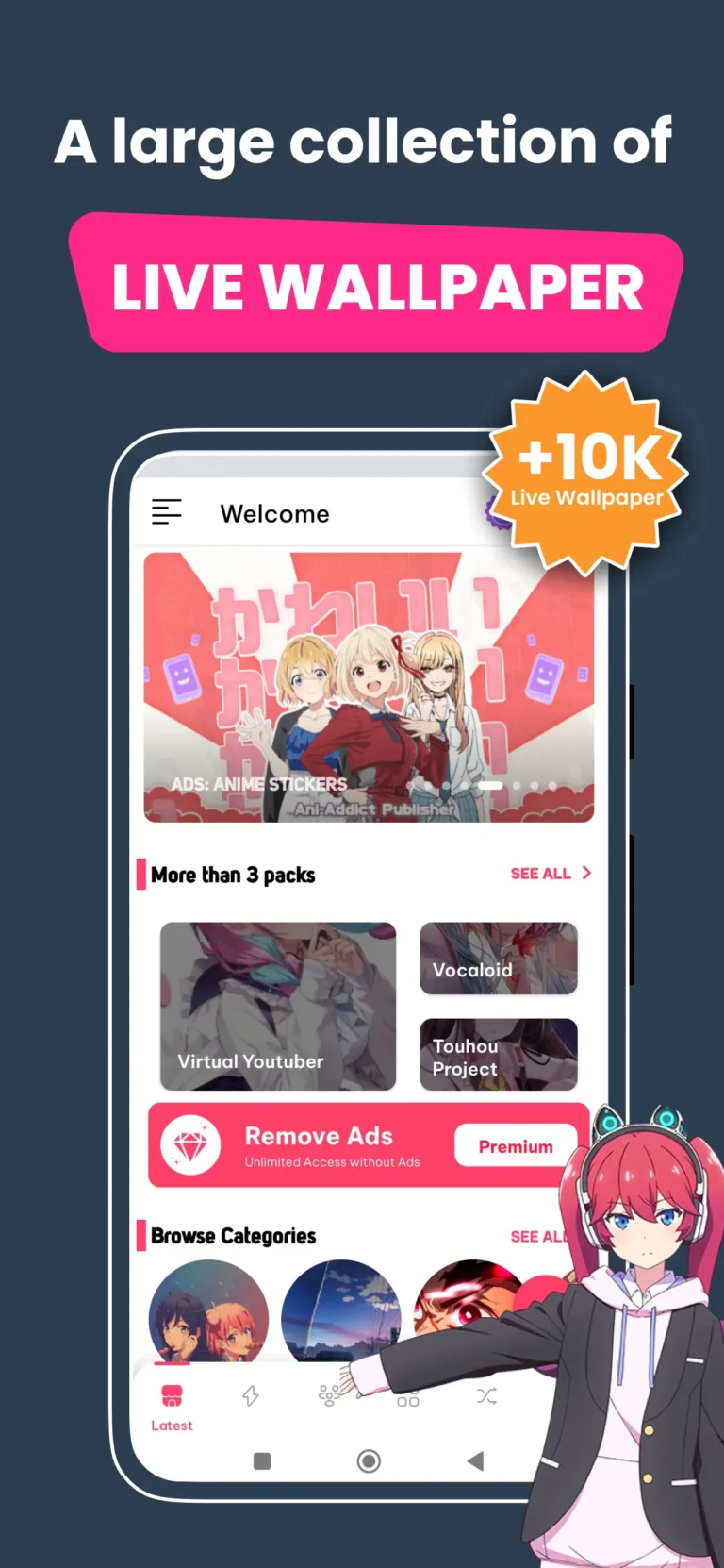Anime Live Wallpapers MOD APK 2