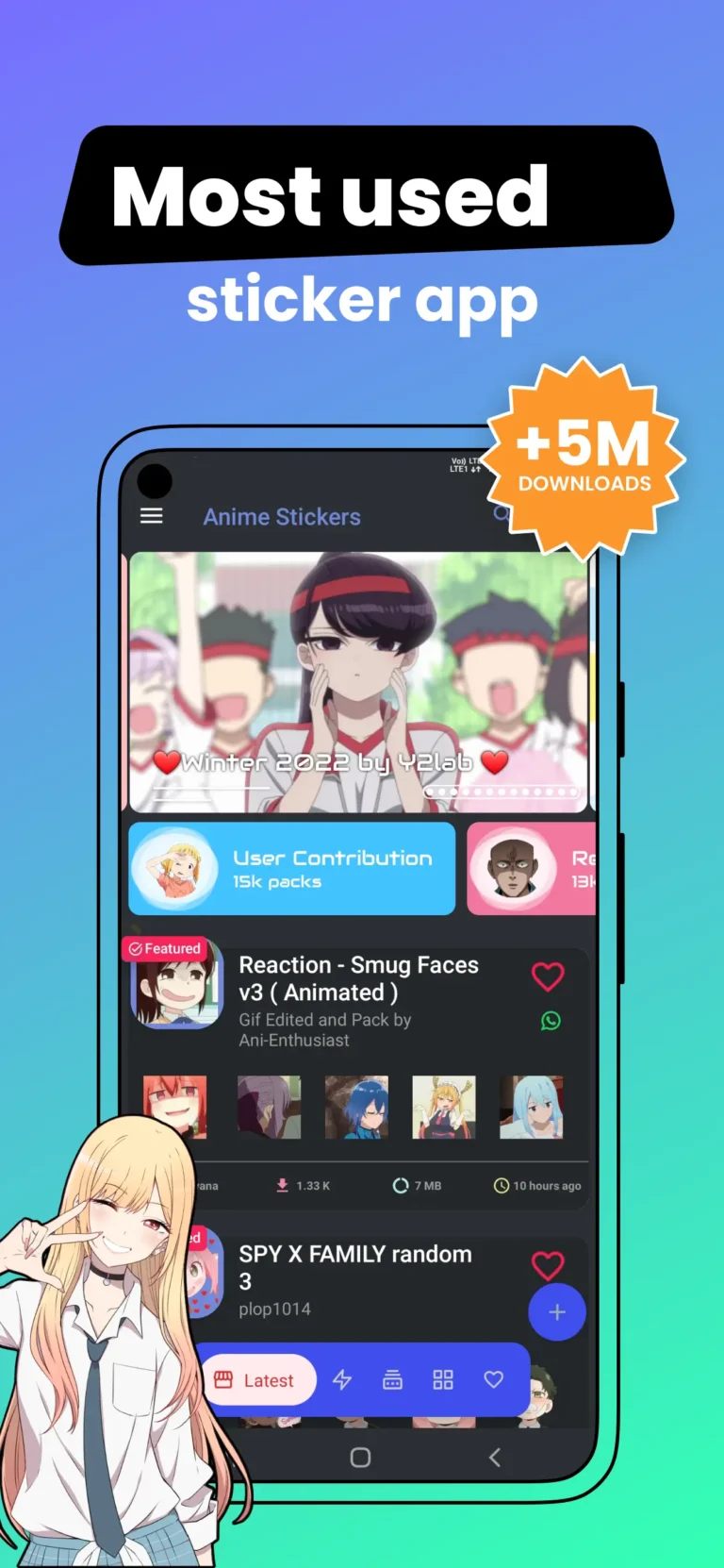 Anime Stickers MOD APK 2