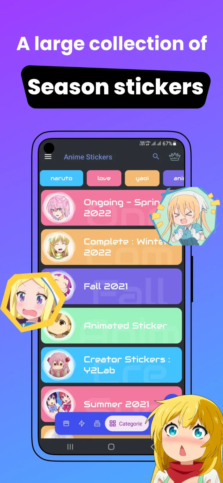 Anime Stickers MOD APK 3
