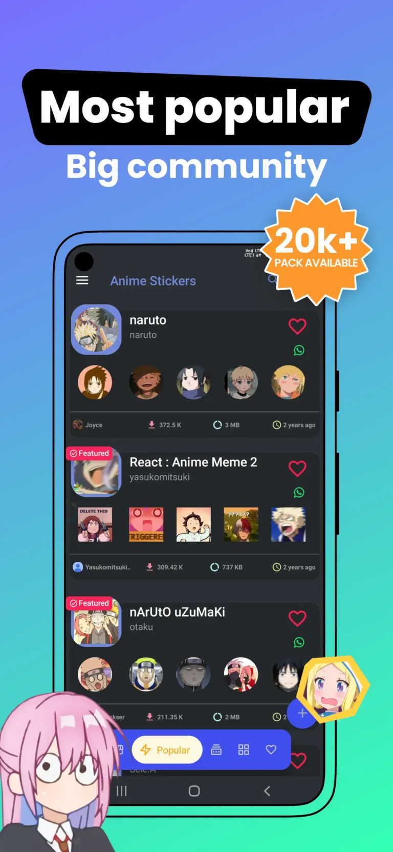Anime Stickers MOD APK 4