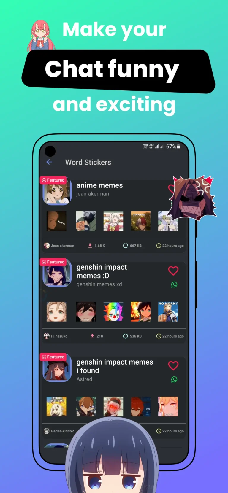 Anime Stickers MOD APK 5