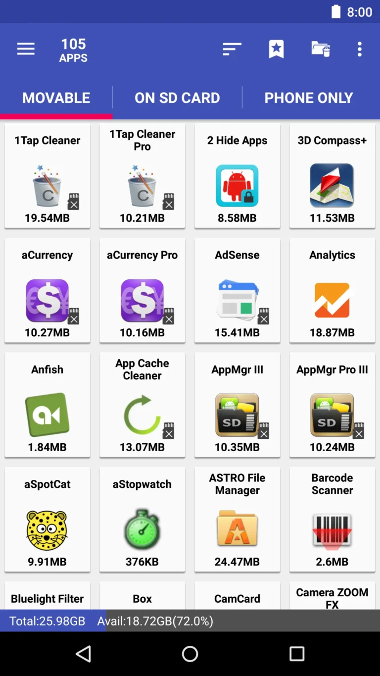 AppMgr Pro III MOD APK 1