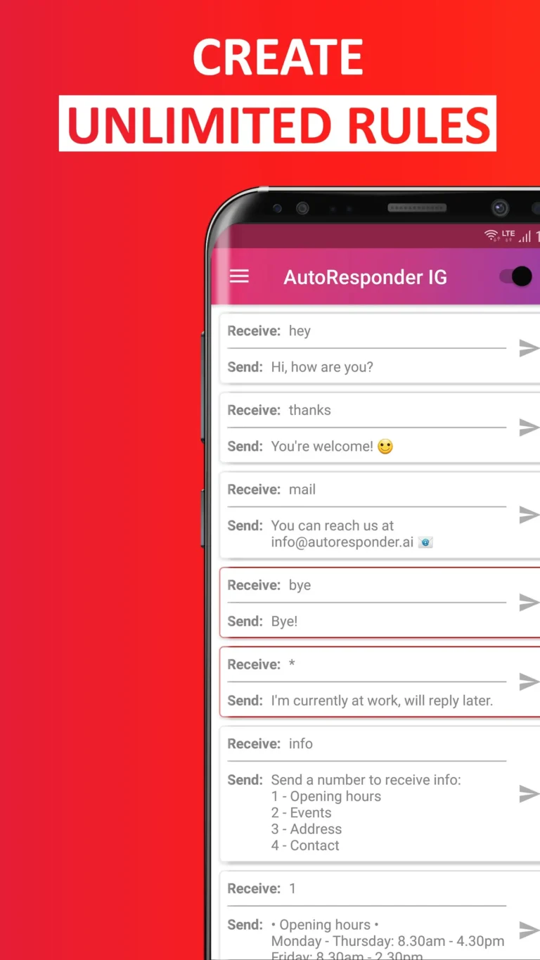 AutoResponder For Instagram MOD APK 3