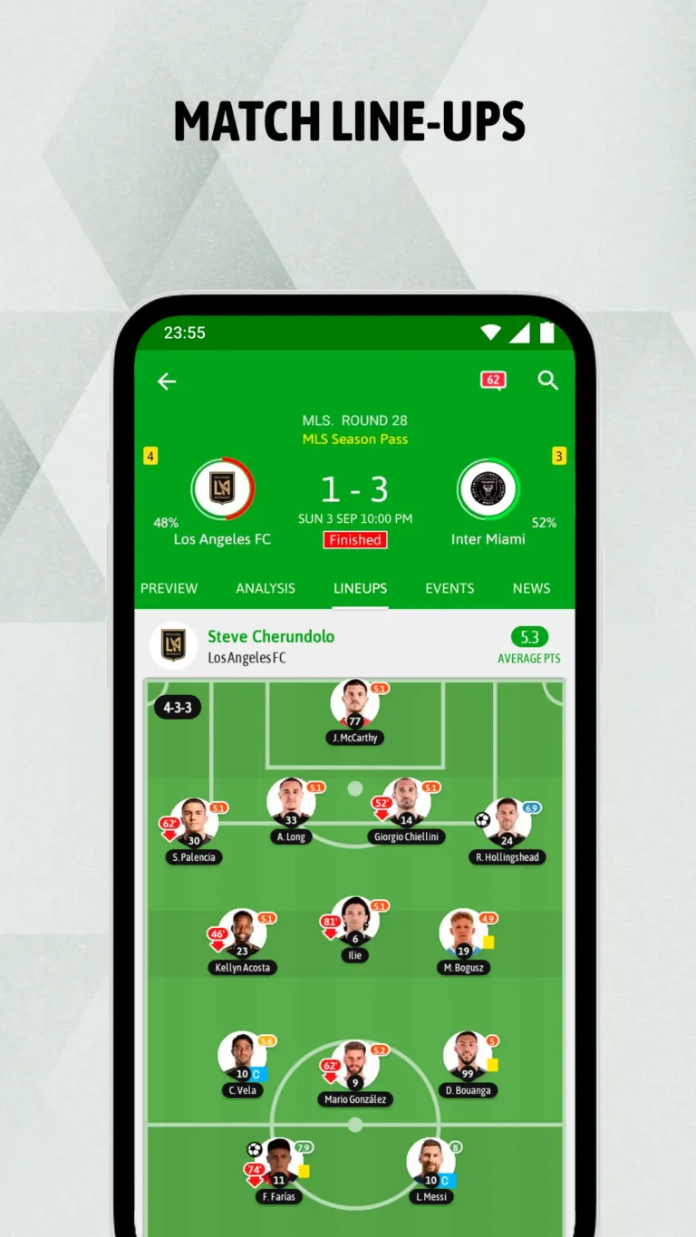 BeSoccer MOD APK 3