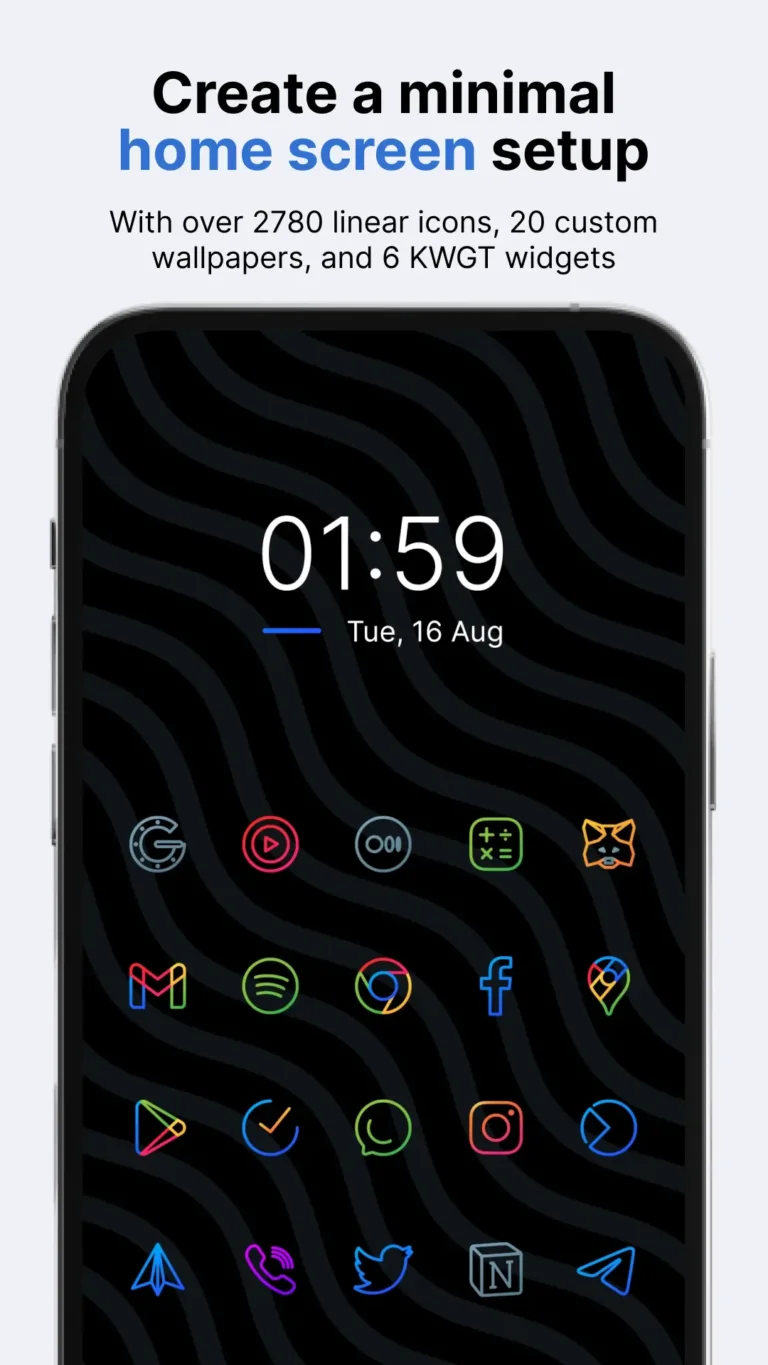 Caelus Linear Icon Pack MOD APK 1