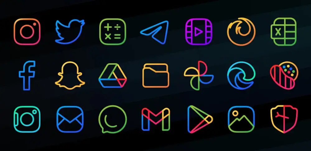 Caelus: Linear Icon Pack