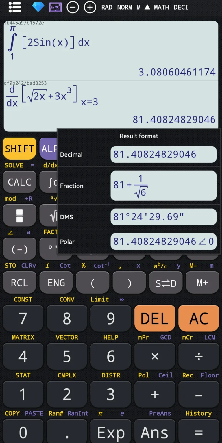 Calculator 991 MOD APK 3
