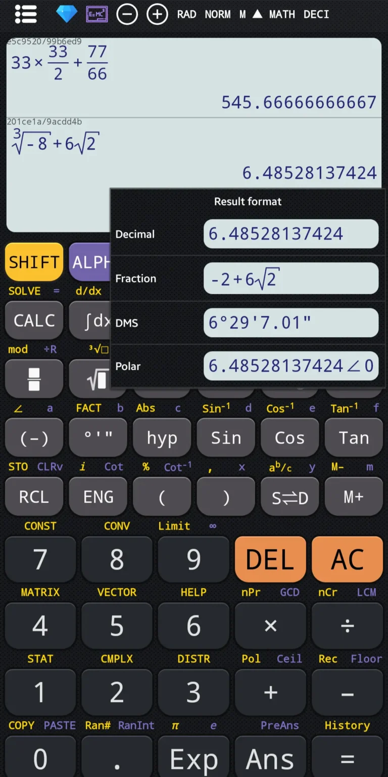 Calculator 991 MOD APK 5
