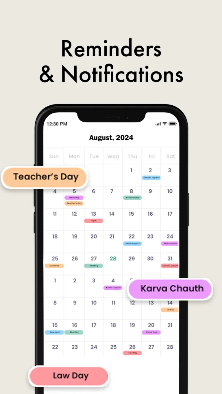 Calendar MOD APK 3