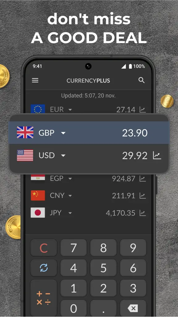 Currency Converter Plus MOD APK 3