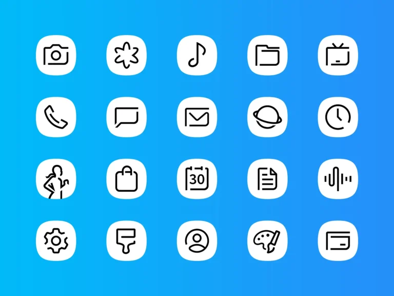 Delux White Icon Pack APK 2