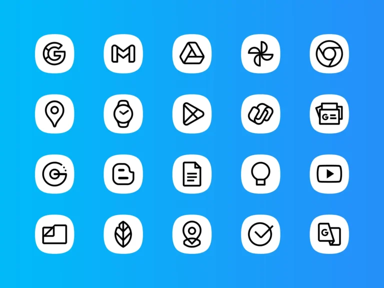 Delux White Icon Pack APK 3