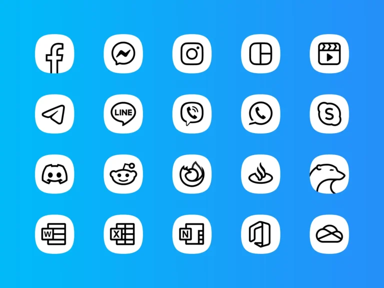 Delux White Icon Pack APK 4