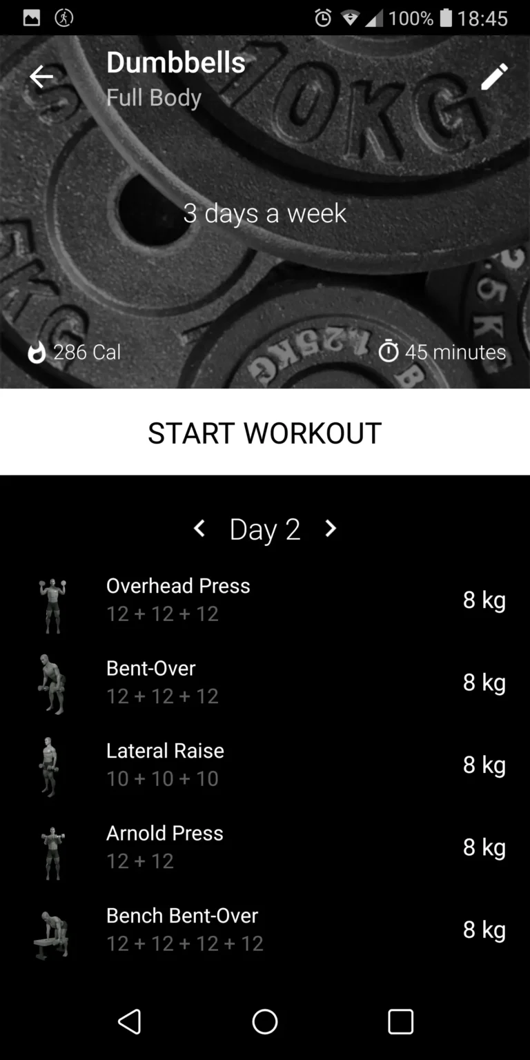 Dumbbell Home Workout MOD APK 1